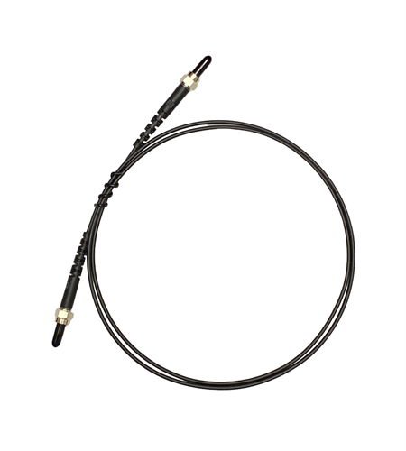 PMMA SMA-to-SMA fiber optic patch cable for spectrometer light collection